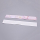 手作り石鹸紙テープ  長方形  ピンク  285x35mm  20個/袋 DIY-WH0221-82B-2