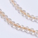 Chapelets de perles de citrine naturelle G-F568-152-3