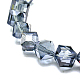 Crystal Glass Cube Beads Strands GLAA-F014-A01-2