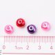 Perle di perle di vetro mix di San Valentino HY-PH0006-8mm-10-3