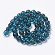 Chapelets de perles en cristal de quartz naturel G-S150-41-6mm-3