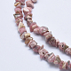 Chapelets de perles en rhodonite naturelle G-E447-M-03A-3