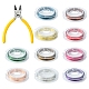 10 rotolo di filo per gioielli in rame a 10 colori CWIR-FS0001-02-1