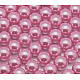 Brins de perles rondes en verre teinté écologique HY-A002-4mm-RB109-2