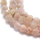 Chapelets de perles aux fraises en quartz naturel G-D0013-08-3