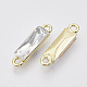 Light Gold Plated Alloy Links connectors PALLOY-N150-11-2