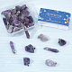 SUNNYCLUE 1 Box 30Pcs 2 Styles Natural Amethyst Pendants Bullet Gemstone Charms Irregular Amethyst Charm Bead with Brass Loops for Necklaces Bracelets Earring Jewelry Making Starter Supplies G-SC0001-55-4