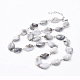 Bracelets & boucles d'oreilles & colliers ensembles de bijoux SJEW-JS01046-8