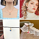 54 Stück 9 Stile Glasanhänger&nbsp;FIND-TA0008-55-8