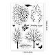 Прозрачные штампы с деревом Globleland для декора для скрапбукинга своими руками DIY-WH0167-57-0315-6