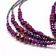 Glass Bead Lariat Necklaces X-NJEW-O059-04F-4