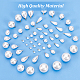 ABS Plastic Imitation Pearls Pendants KY-WH0046-69-4