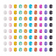 300個10色天然淡水シェルビーズ  染めと未染色の混合  コラム  ミックスカラー  3.5x3.5mm  穴：0.8mm  30個/カラー SHEL-TA0001-06-3