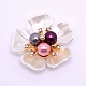 ABS accesorios de cabujones de perlas de imitación FIND-TAC0001-13A-1