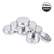 Boîtes de conserve rondes en aluminium benecreat CON-BC0004-84-5