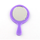 プラスチック製のジュエリーセット：鏡、ヘアコーム  紫色のメディア  88x49x3mm  88x38x3mm MRMJ-S003-05-2