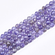 Natürlichen Amethyst Perlen Stränge&nbsp;G-T108-35-1
