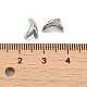 Rack Plating Brass Micro Pave Cubic Zirconia Beads Caps KK-F863-12P-3