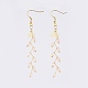 Natural & Synthetic Gemstone Dangle Earrings EJEW-JE03634-2