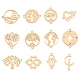 12Pcs 12 Styles 201 & 304 Stainless Steel Connector Charms STAS-SZ0002-57-1