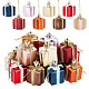 Nbeads 16 個 8 色クリスマステーマプラスチックペンダント装飾  クリスマスツリーの飾りをロープで吊るす  ギフト用の箱  ミックスカラー  116mm  2個/カラー AJEW-NB0005-46-1