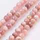 Chapelets de perles en rhodochrosite naturelle G-F568-075E-3mm-1