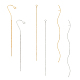 Accessoires de boucles d'oreilles en laiton unicraftale KK-UN0001-12-1