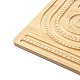 Прямоугольные доски для дизайна деревянных браслетов TOOL-YWC0003-04-3