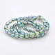 Full Rainbow Plated Glass Faceted Rice Beads Strands GLAA-A030A-FR01-2