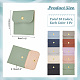 Nbeads 10Pcs 10 Colors PU Imitation Leather Jewelry Storage Bags ABAG-NB0001-94-2