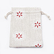 Polycotton(Polyester Cotton) Packing Pouches Drawstring Bags ABAG-T006-A18-3