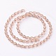 Faceted Glass Beads Strands X-GC4X6MMC38Y-2