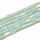 Chapelets de perles en verre électroplaqué X-EGLA-Q101-B07-1