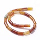 Natural Dyed Agate Beads Strands G-G775-A-08-2