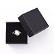 Anillos de dedo de perla natural ajustable RJEW-JR00290-01-5