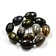 Natural Agate Oval Bead Strands G-M115-09-3