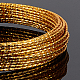 Benecreat9ゲージ33フィートの織り目加工の刻まれた金線ダイヤモンドカットアルミニウムクラフトワイヤー装飾品作りやその他のジュエリークラフト作業用 AW-BC0003-09A-5