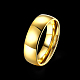 Подарки ко дню святого валентина глазурованные парные кольца из титановой стали для мужчин RJEW-BB16396-9-2
