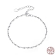925 Sterling Silver Singapore Chains Necklaces for Women STER-H108-02G-1