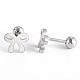 201 Stainless Steel Barbell Cartilage Earrings EJEW-R147-10-4