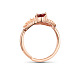 Shegrace модный натуральный красный турмалин 925 кольцо на палец из стерлингового серебра JR71A-4