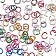 1000pcs 10 anillos de salto de aluminio de colores ALUM-CJ0001-20-6