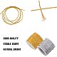 Jewelry Braided Thread Metallic Cords MCOR-PH0001-01-4