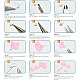 DIY серьги решений DIY-SC0005-16S-4