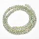 Brins de perles de verre électrolytiques à facettes (32 facettes) rondes plaquées arc-en-ciel EGLA-J130-FR07-2
