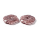 Perles acryliques opaques craquelées&nbsp;OACR-C006-29-3