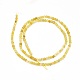 Chapelets de perles en opale jaune naturelle G-O180-05A-2