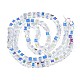 Placcare trasparente perle di vetro fili EGLA-N002-17A-B01-2