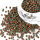 12/0 Two Tone Opaque Glass Seed Beads SEED-T006-01A-A01-1