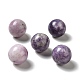 Perles de jade lilas naturelles G-A206-02-09-1